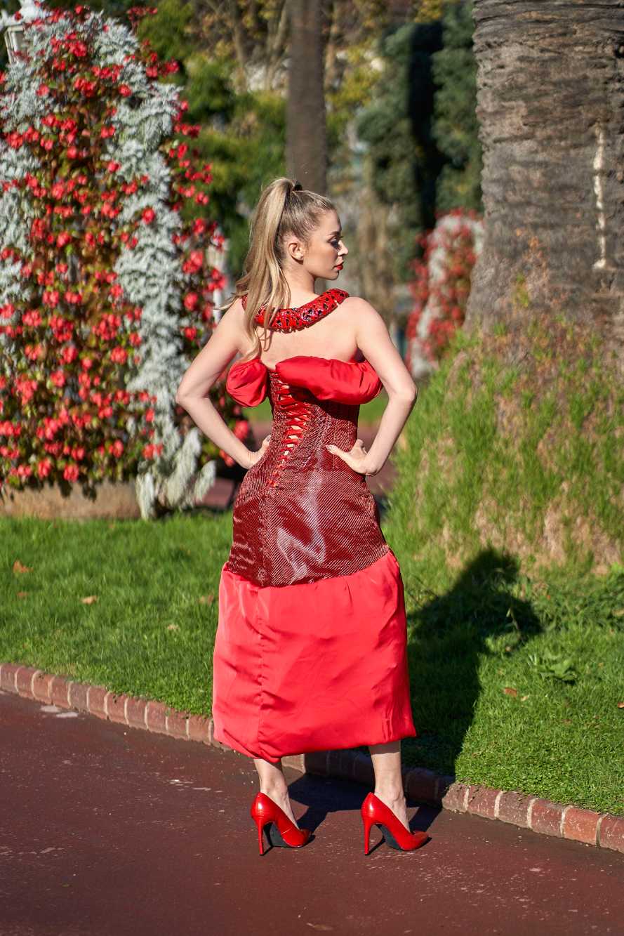 Jomunjo-Vestido-Dress-Double Red-NYFW-5